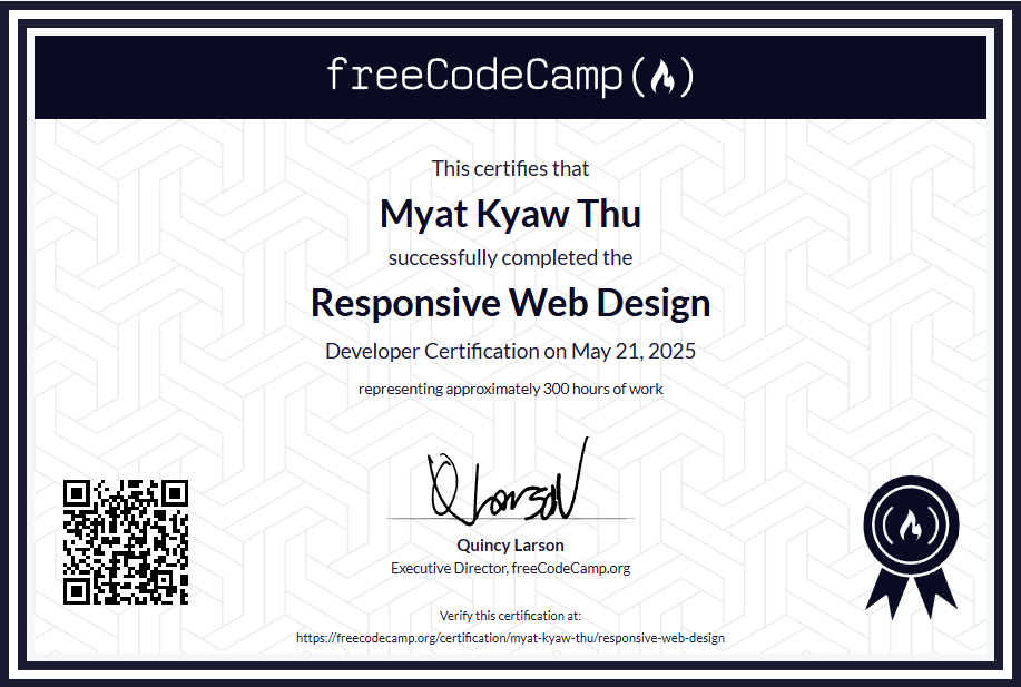 Responsive Web Design Certification